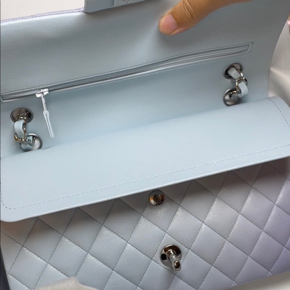 Chanel Limited Edition iridescent Tri-color Medium Classic Bag - Picture 13 of 13